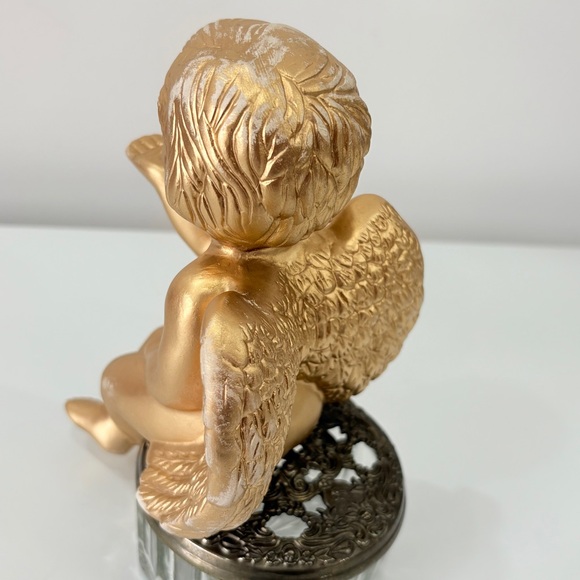 90s Cherubs Gilded Sitting Celestial Gold Whimsical
Hollywood Regency Rococo - Picture 6 of 16